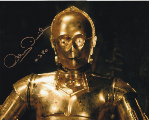 Anthony Daniels Autographed 8"x10" (Star Wars)