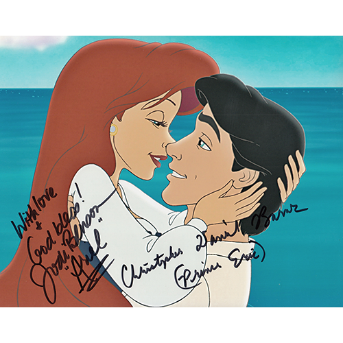 Jodi Benson & Christopher Daniel Barnes Autographed 8"x10" (The Little Mermaid)