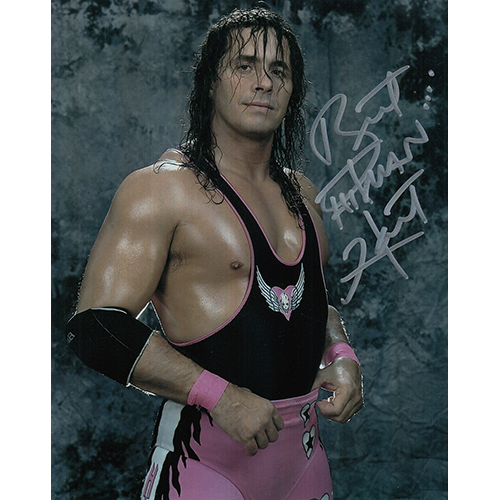Bret Hart Autographed 8"x10" (Wrestling)