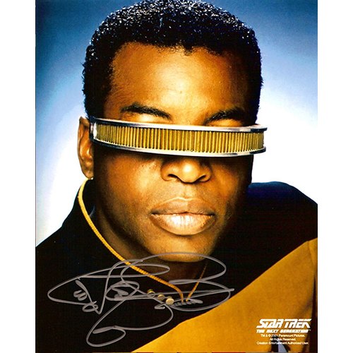 Levar Burton Autographed 8"x10" (Star Trek: The Next Generation 1)