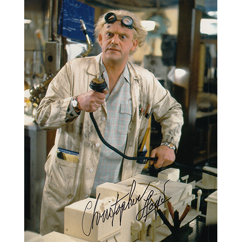 Christopher Lloyd Autographed 8"x10" (Back to the Future)