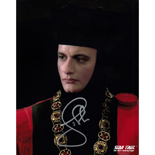 John De Lancie Autographed 8"x10" (Star Trek: The Next Generation)