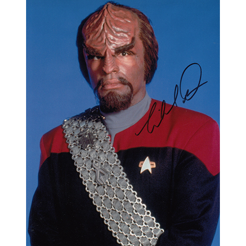 Michael Dorn Autographed 8"x10" (Star Trek: The Next Generation)