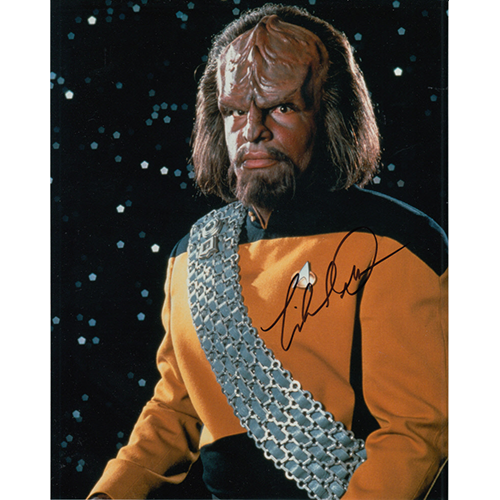 Michael Dorn Autographed 8"x10" (Star Trek: The Next Generation)