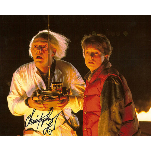 Christopher Lloyd Autographed 8"x10" (Back To The Future 1)