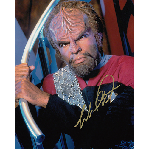 Michael Dorn Autographed 8"x10" (Star Trek: The Next Generation)