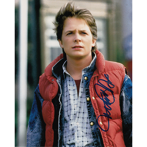 Michael J. Fox Autographed 8"x10" (Back the the Future)