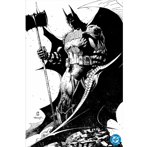 Absolute Batman #1 B&W 1:100 Ratio Variant by Jim Lee