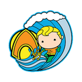 Aquaman DC Chibi Pin