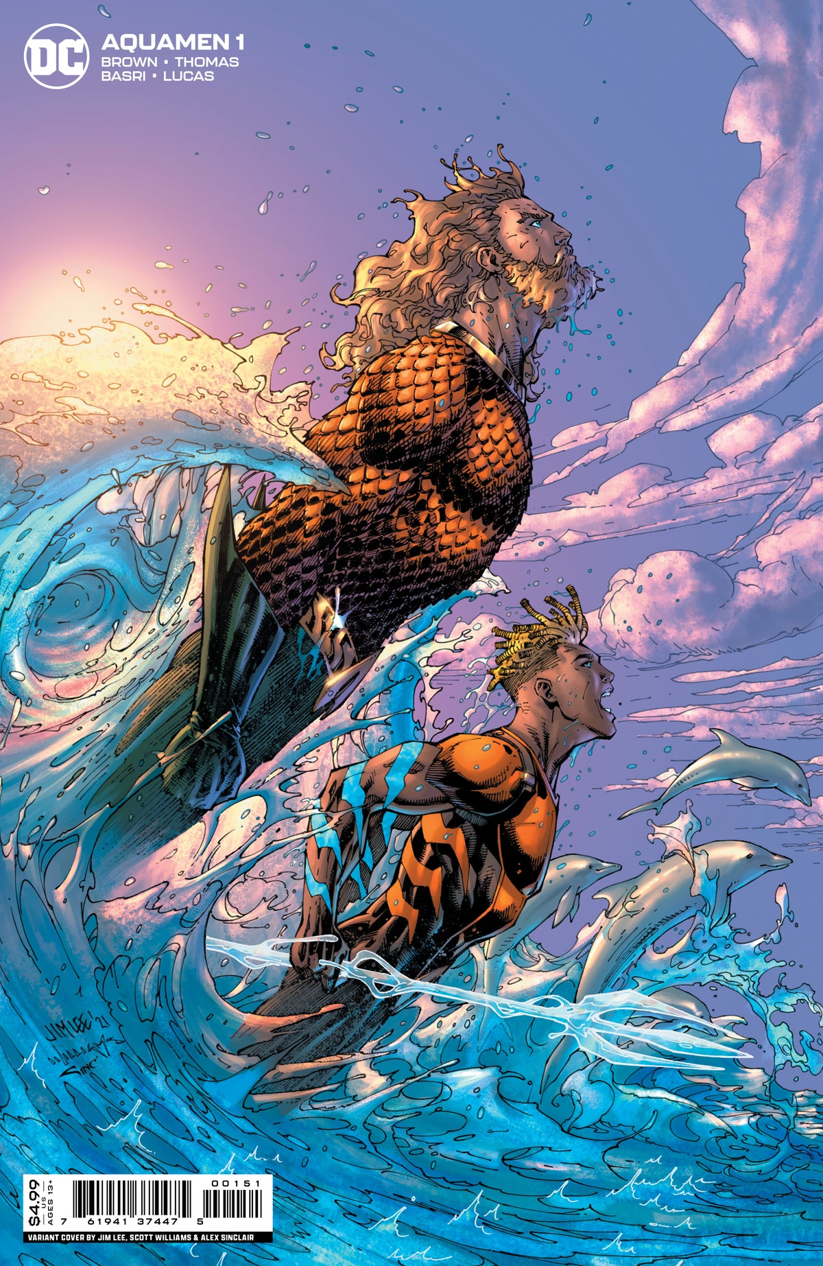 Aquamen #1 (2022) Cover by Jim Lee