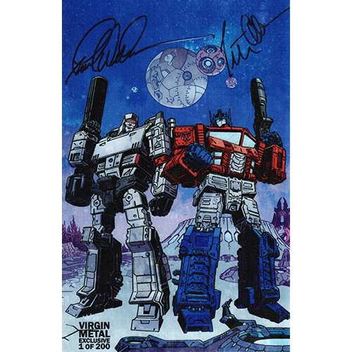 Transformers #1 Metal Edition Peter Cullen and Frank Welker