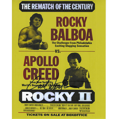 Carl Weathers Autographed 8"x10" (Rocky)
