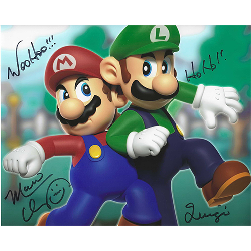 Charles Martinet Autographed 8"x10" (Mario)
