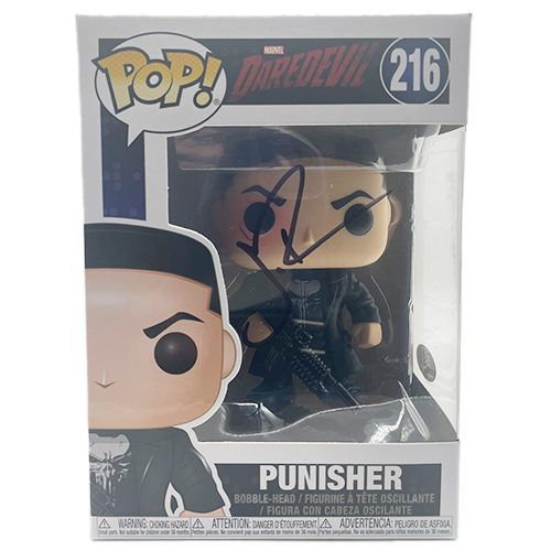 JON BERNTHAL DAREDEVIL THE PUNISHER AUTOGRAPHED FUNKO POP! #216 JSA CERTIFIED COA