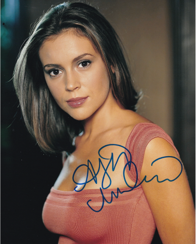 Alyssa Milano Autographed 8"x10" (Charmed)