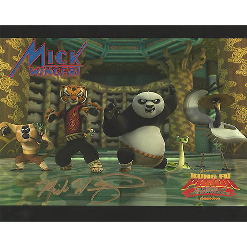 Mick Wingert Autographed 8"x10" (Kung Fu Panda)