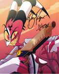 Brandon Rogers Autographed 8"x10" (Helluva Boss)