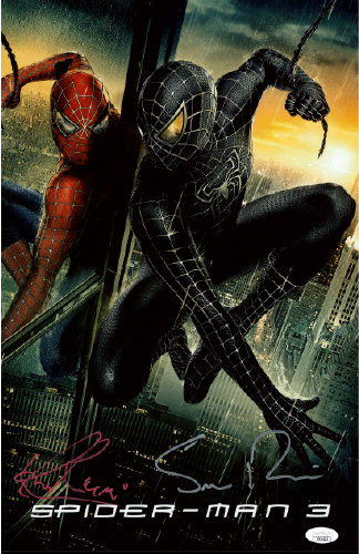 SAM RAIMI & IVAN RAIMI SPIDER-MAN 3 AUTOGRAPHED 11x17 POSTER - JSA CERTIFIED COA