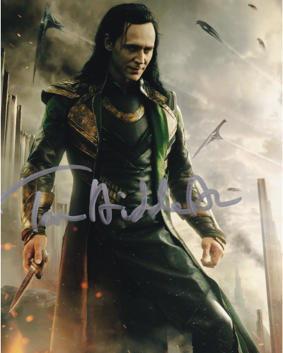 Tom Hiddleston Autographed 8"x10" (Loki)