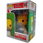 BILL MORRISON THE SIMPSONS HOMER IN HEDGES AUTOGRAPHED & SKETCHED FUNKO POP! JSA CERTIFIED COA