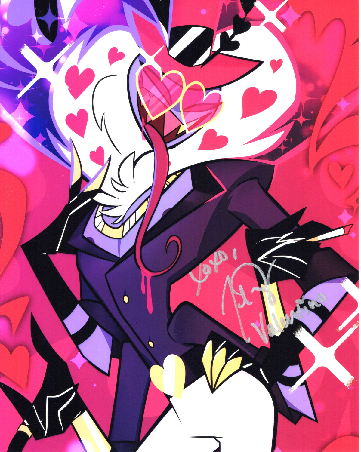 Joel Perez Autographed 8"x10" (Hazbin Hotel)