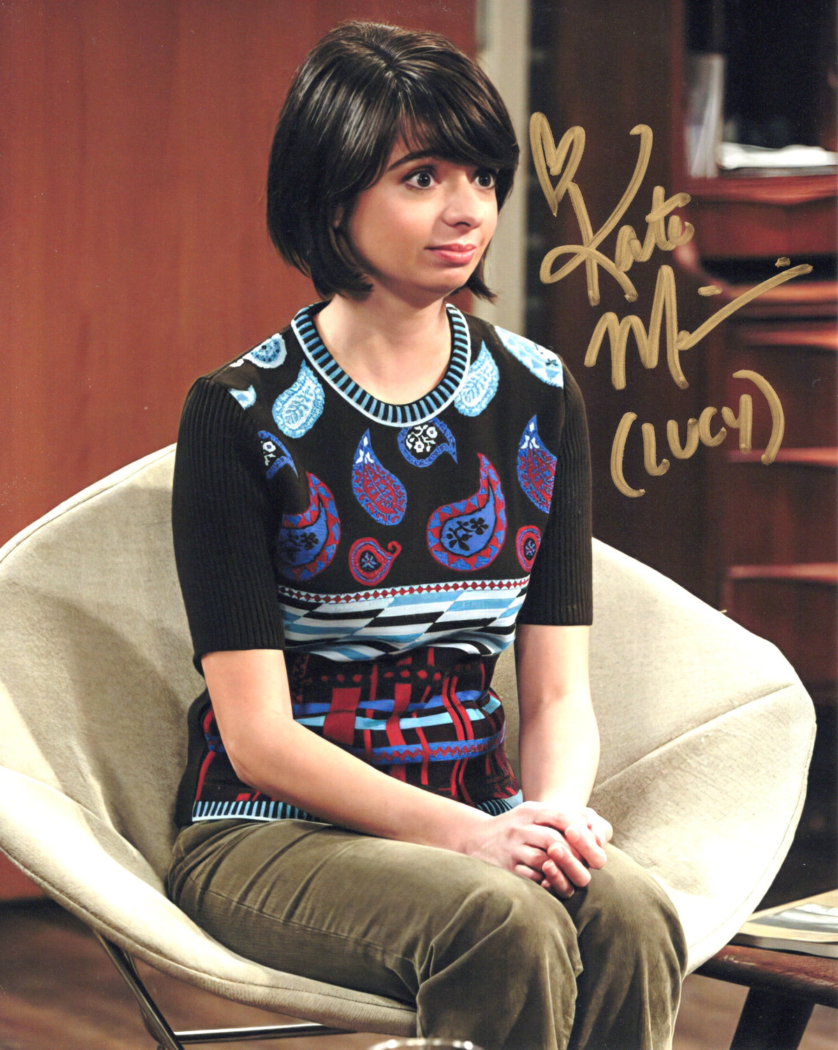 Kate Micucci Autographed 8"x10" (The Big Bang Theory)