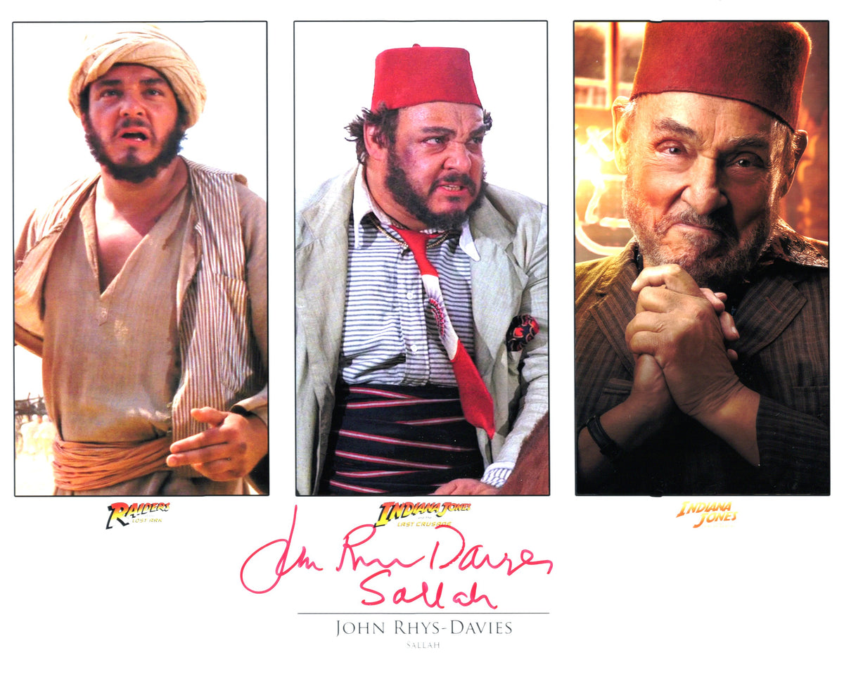John Rhys-Davies Autographed 8"x10" (Indiana Jones)