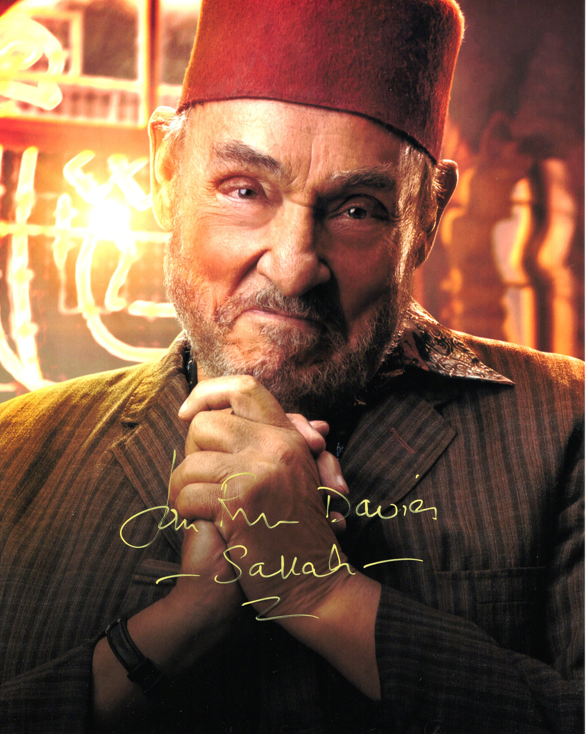 John Rhys-Davies Autographed 8"x10" (Indiana Jones)