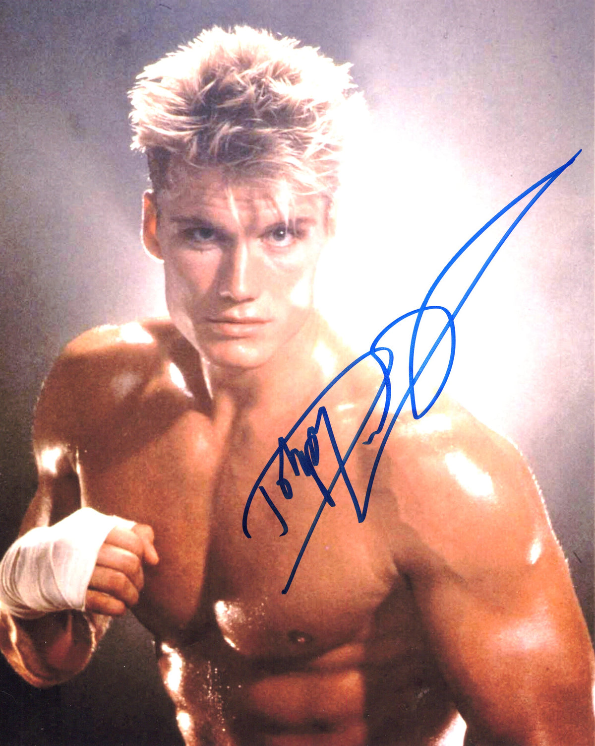 Dolph Lundgren Autographed 8"x10" (Rocky IV)