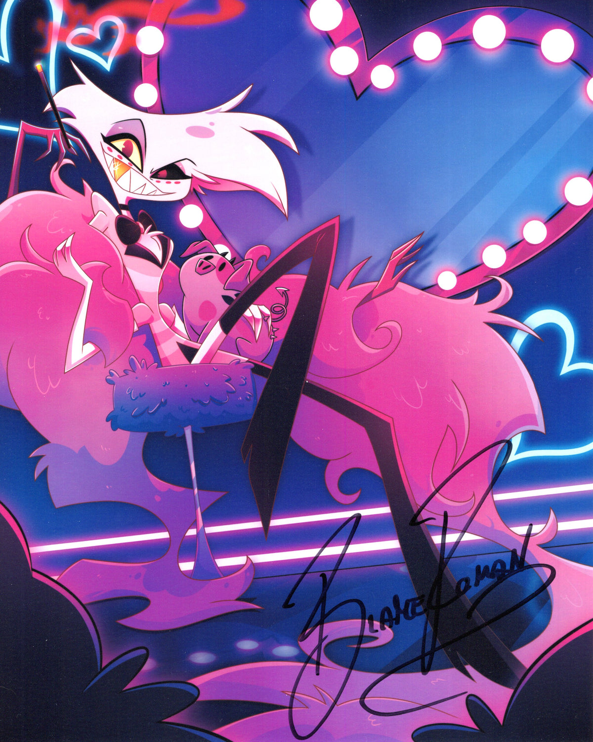 Blake Roman Autographed 8"x10" (Hazbin Hotel)