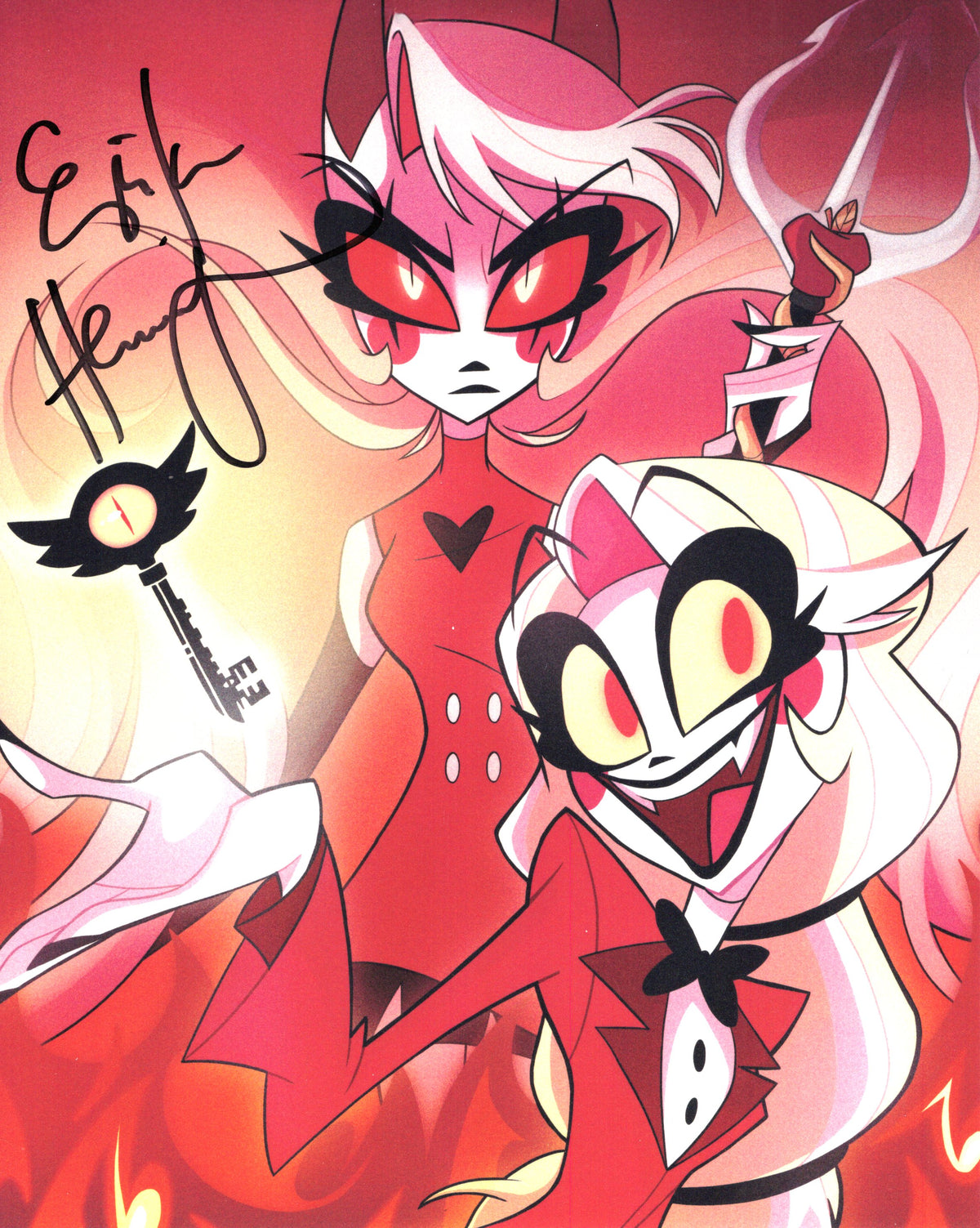 Erika Henningsen Autographed 8"x10" (Hazbin Hotel)