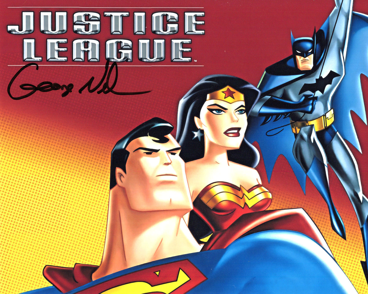 George Newbern Autographed 8" x 10" (Justice League Animated Series)