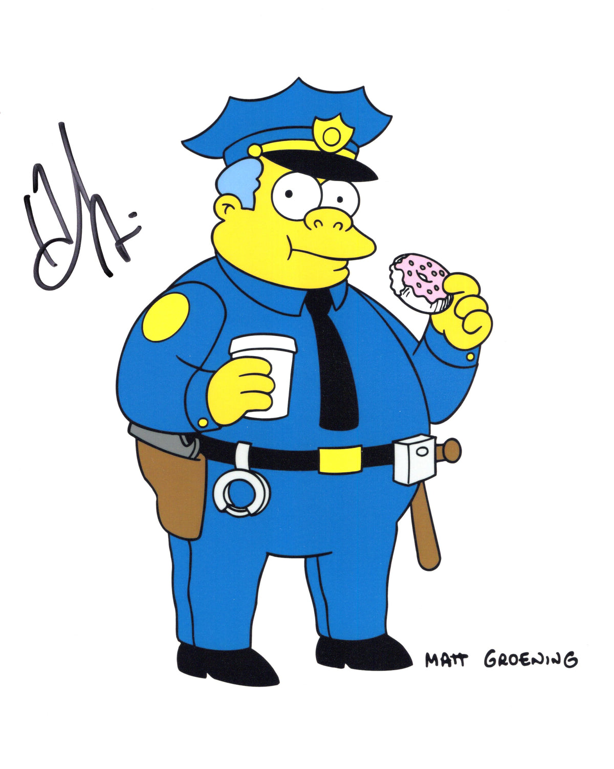 Hank Azaria Autographed 8"x10" (The Simpsons)